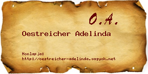 Oestreicher Adelinda névjegykártya